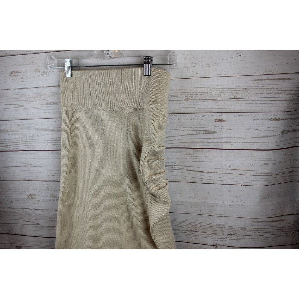 Missguided Small Ribbed Side Ruched Skirt S - Picture 3 of 4